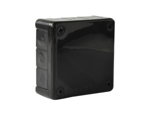 Puszka n/t herm. 98x98x42 czarna IP55 /10