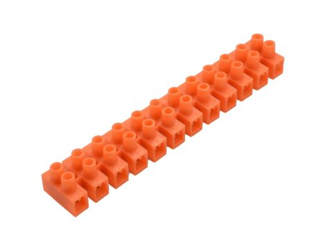 Listwa 12-torowa 6mm2 400V pomarańczowa