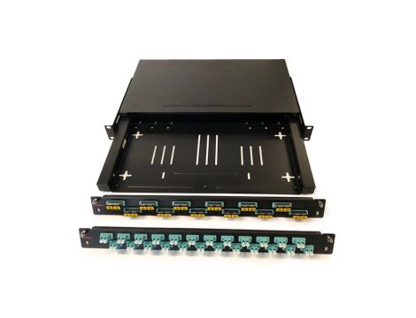 Nieuzbrojona płyta czołowa WPS GEN II do panela RFR-00311-BK 24 x quad LC, 1U, Grafitowa AFR-00479-04