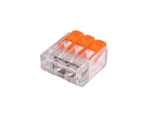 Szybkozłączka 3x4 (na drut i linkę) SIDL-3 /100szt.