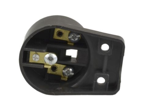 Wtyczka kątowa na kabel WB6 16A czarna /50