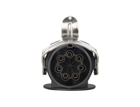 Przewód spiralny QLY-s kabel do naczepy zakończony wtykami 7-pin do systemu EBS / ABS 24V 4,5m