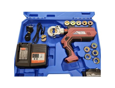 Praska akumulatorowa z matrycami 10-300 mm2 EB22 SET / Zaciskarka 10-16-25-35-50-70-95-120-150-185-240-300 mm2 / ZESTAW