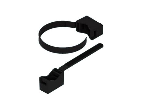 Uchwyt zaciskowy paskowy UZP 32-65 czarny 220193 /20szt/