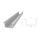 Wpuszczany profil LED surowy 9x16mm 1000mm AL12-GLG2-RW-1000 GLALU