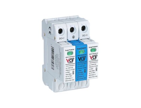 Ogranicznik przepięć fotowoltaicznych iskiernikowy typ 1+2 DC( B+C) GDT 1000V 12,5 kA