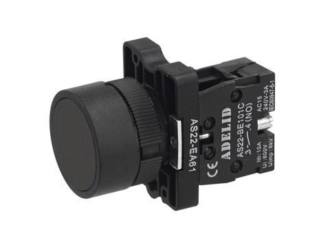 Przycisk sterowniczy czarny XB2 AS22-EA21