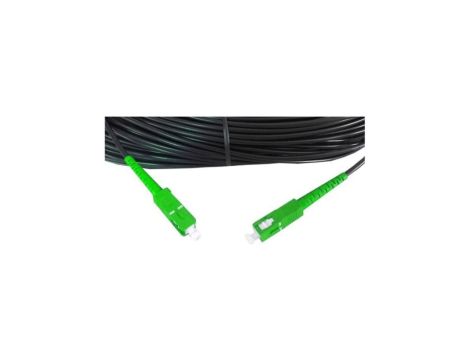 Patchcord światłowodowy FO SM SC/APC-SC/APC simplex 9/125 G.657A2 zewnętrzny DROP 40m