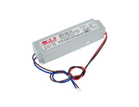 Zasilacz GPV 60W 12V DC ip67 gpv-60-12 led glp