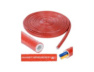 Oplot kablowy koszulka Hiprojacket Aero wąż ochronny peszel odporny na ogień i wysoką temperaturę do 1640C 25mm 15m