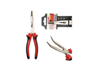 Szczypce wygięte wydłużone 200mm telefoniczne Schmith