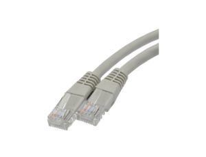 Patchcord UTP kat.5e kabel sieciowy LAN 2x RJ45 linka szary 0,5m