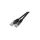 Patchcord UTP kat.6 kabel sieciowy LAN 2x RJ45 linka czarny 7m