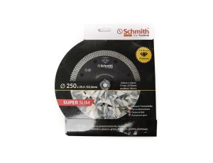 Tarcza diamentowa 250mm 25,4 / 22,2mm Premium Slim do gresu płytek Schmith