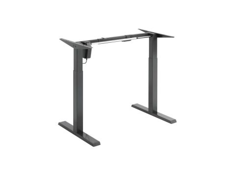 Biurko elektryczne z regulacją wys Ergo Office, szare, max wys 123cm , 80 kg - bez blatu, do pracy stojąco siedzącej, ER-433