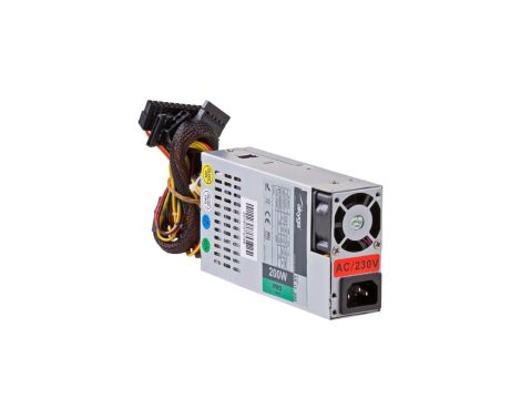 Zasilacz Flex ATX 200W Akyga AK-I1-200 1U mini ITX 20+4 P4 2x SATA 2x Molex PPFC FAN 40mm
