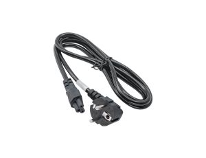 Kabel zasilający koniczynka Akyga AK-NB-01C CU 3x0.75mm CEE 7/7 / IEC C5 1.5 m