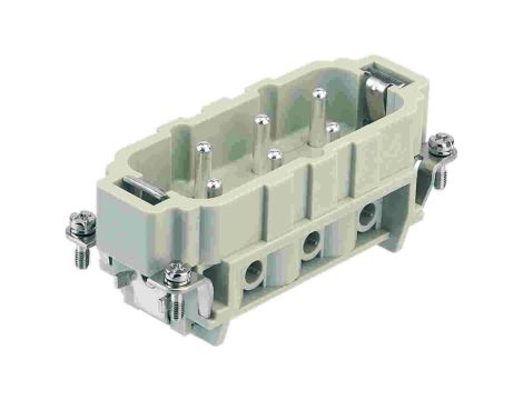 Złącze HAN prostokątne męskie 6pin 35A 690V 09310062601