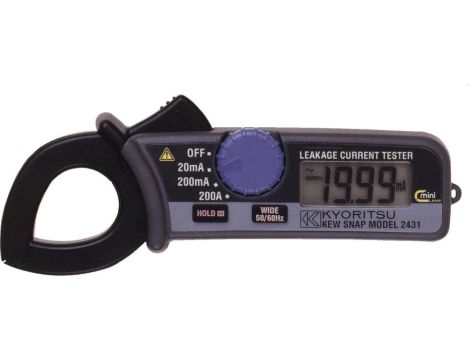 Miernik cęgowy prądu upływowego 0,01mA-200A KEW2431