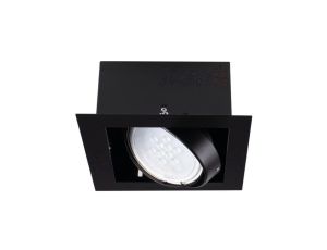 Kanlux MATEO ES DLP-150-B oprawa sufitowa wpuszczana do żarówek AR111 i ES111 czarna
