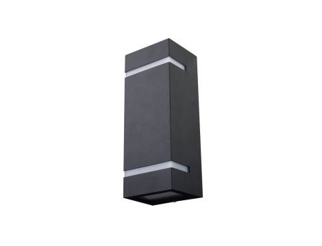 Kinkiet GU10 IP44 IK08 zewnętrzny wodoodporny na wymienne żarówki LED aluminium BRICK 2GU10 GXPS001