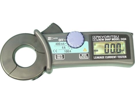 Miernik cęgowy prądu upływu AC 0,1mA-100A KEW2434