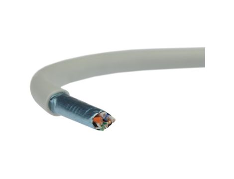 Kabel FTP kat.5e F/UTP 4x2x0,48 linka szara Alantec /305m/