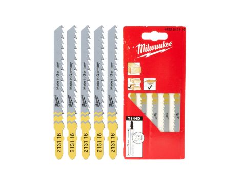 Brzeszczot szybkotnący do wyrzynarki do drewna 75/4mm op. 5szt MILWAUKEE