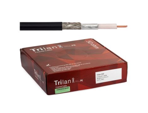 Przewód koncentryczny 50ohm Tri-Lan 240 1,4/3,8/6,10 6GHz /100m/