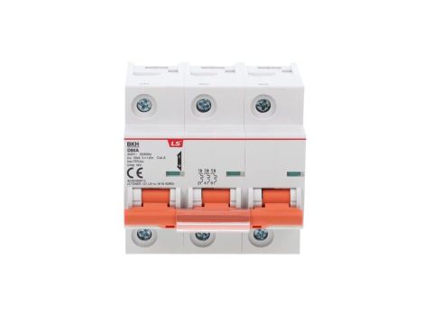 Wyłącznik nadprądowy 3P D 80A 10kA AC BKH 06110350R0
