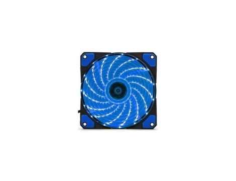 Wentylator 12cm Gaming 33x LED Niebieski 4+3 Pin Molex