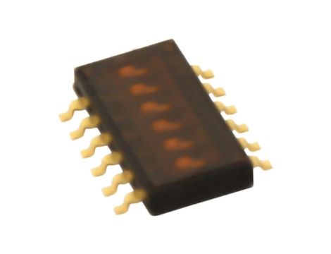 Przełącznik DIP-SWITCH Ilość sekcji 6 ON-OFF 0,025A/24VDC A6H-6102