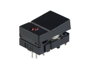 Przełącznik klawiaturowy Poz 2 SPST-NO 0,05A/24VDC czarny B3J-2100