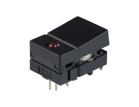 Przełącznik klawiaturowy Poz 2 SPST-NO 0,05A/24VDC czarny B3J-2100