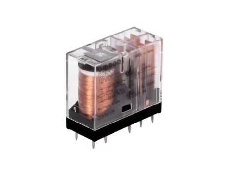 Przekaźnik elektromagnetyczny DPDT 3A/250VAC G2RK-2 12VDC