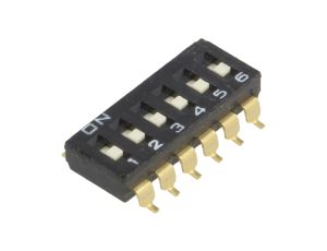 Przełącznik DIP-SWITCH Ilość sekcji 6 ON-OFF 0,025A/24VDC A6S-6101-H