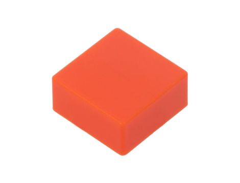 Klawisz kwadratowy 5,5x5,5mm pomarańczowy B321320