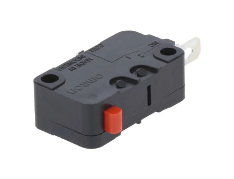 Mikroprzełącznik SNAP ACTION bez dźwigni SPST-NC 16A/250VAC D3V162A5