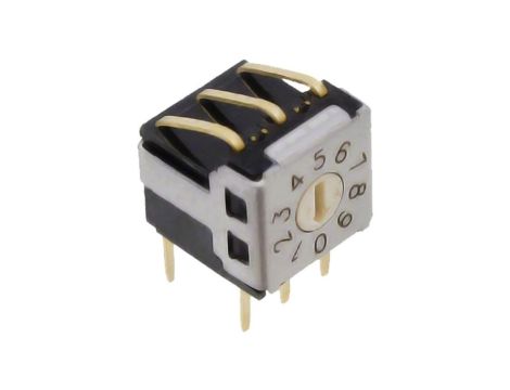 Zadajnik kodu DEC/BCD Poz 10 THT Rstyku max 100m 1,96Ncm A6KV-102RF