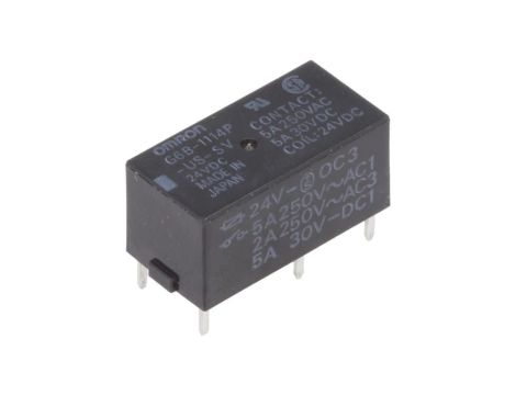 Przekaźnik elektromagnetyczny SPST-NO Ucewki 24VDC 5A/30VDC G6B-1114P-US-SV 24VDC