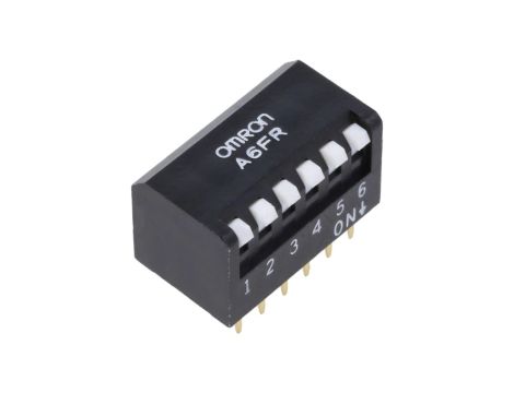 Przełącznik DIP-SWITCH OFF-ON 0,025A/24VDC Poz 2 -20-70C A6FR-6101