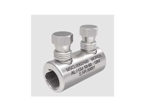 Złączka śrubowa MSCL50 Al/Cu 10-50mm 12kV 2xśruba aluminiowa zrywalna MSCL0502A00
