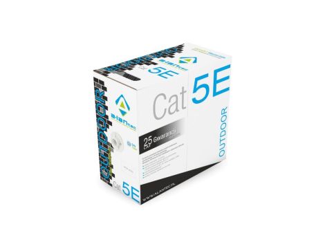 Kabel teleinformatyczny F/UTP kat.5e PE Zewnętrzny suchy ALANTEC /305m/