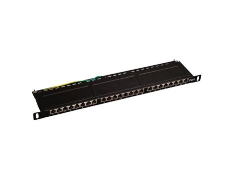 Patch panel OPTIMUM STP kat.6 24 porty 0.5U PK028
