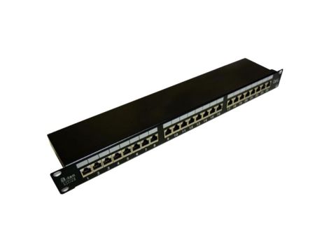 Patch panel STP kat.5e 24 porty LSA 1U PK006