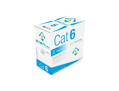 Kabel teleinformatyczny U/UTP kat.6 LSOH Eca szary ALANTEC /305m/