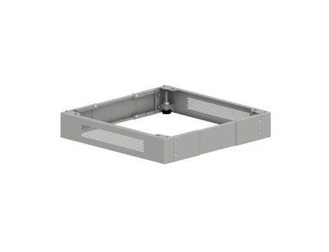 Cokół uniwersalny do szaf wiszących 19 regulowany szer. 600 x głęb. 400, 500, 600 mm, kolor szary SA-CU-SW-600-S