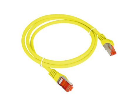 Patch-cord S/FTP kat.6A LSOH 0.25m żółty KKS6AZOL0.25