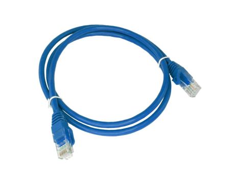 Patch-cord U/UTP kat.6A LSOH 3.0m niebieski KKU6ANIE3.0