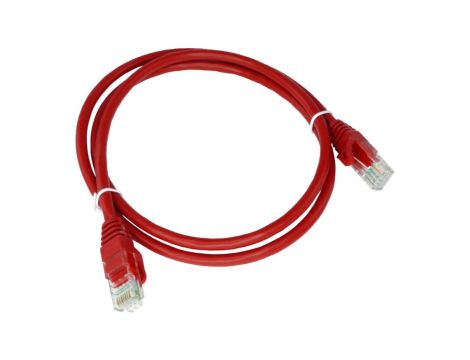 Patch-cord U/UTP kat.6A LSOH 2.0m czerwony KKU6ACZE2.0